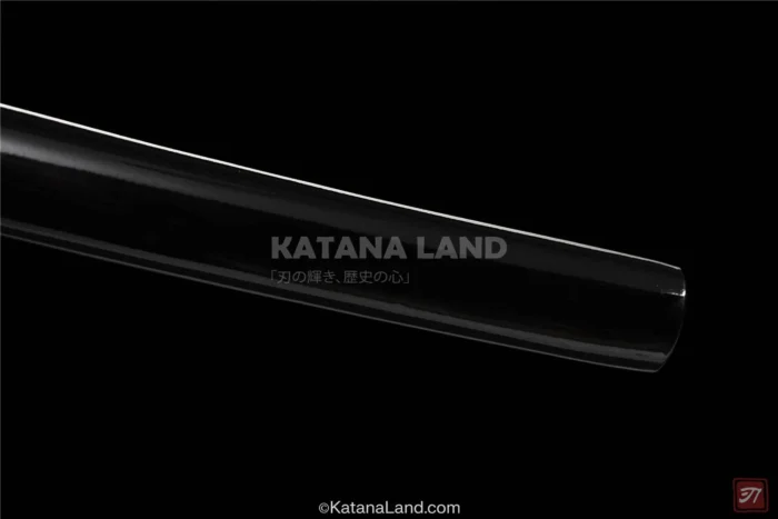 Unique black finish samurai katana with Hamon