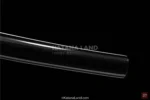Sleek Black Katana with Traditional Design