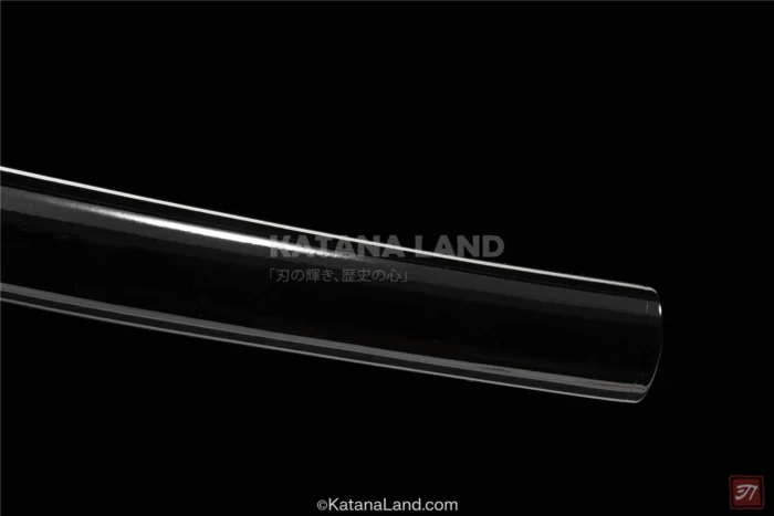 Sleek Black Katana with Traditional Design