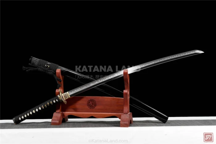Traditional Samurai Katana with Unique Hamon