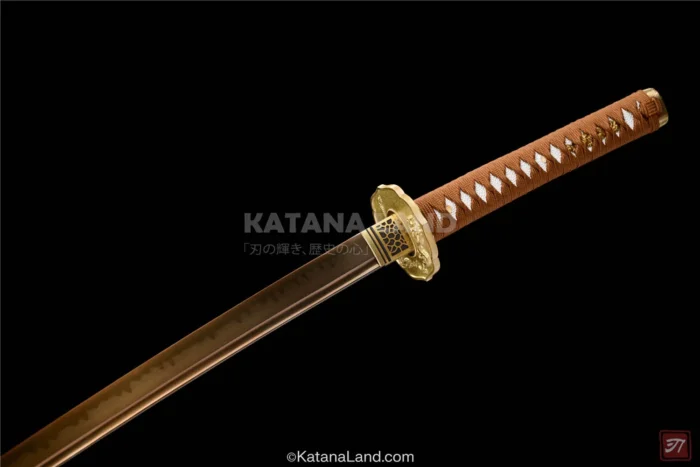 Unique bronze katana featuring traditional Japanese craftsmanship