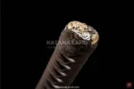 Black T10 Steel katana for collectors