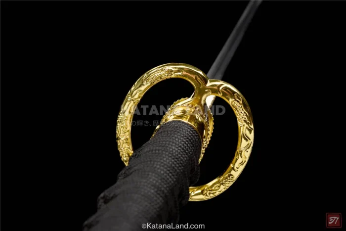 Exquisite Gold Katana for Collectors