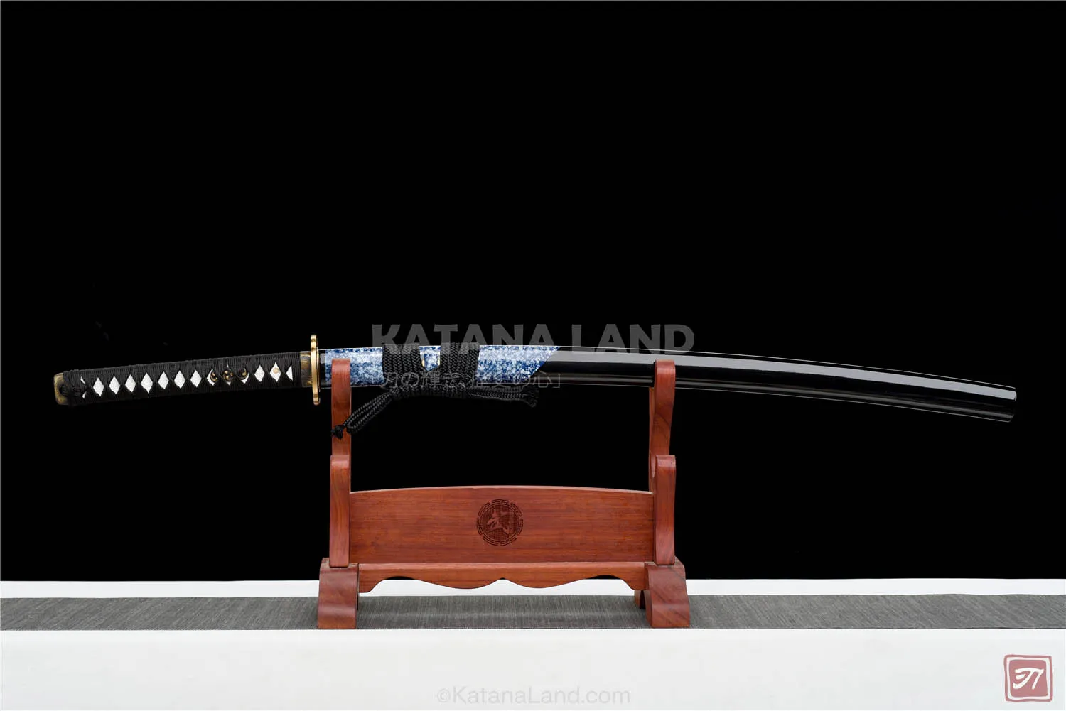 Kasei no Ken katana with Damascus steel blade